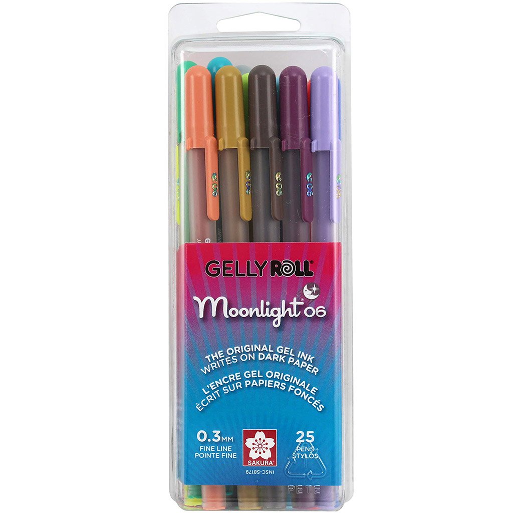 Gelly Roll Moonlight Pen Sets of 25 Color