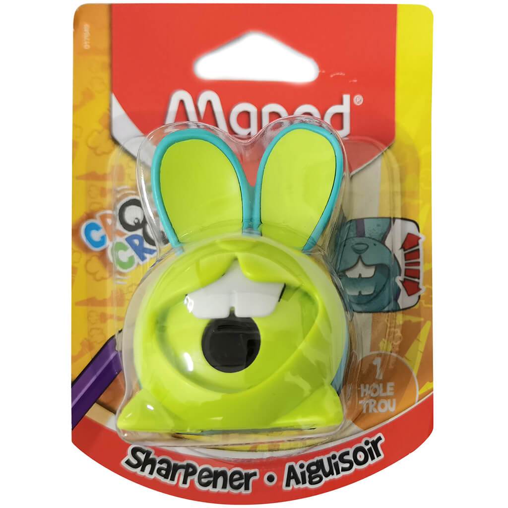 Croc Croc Rabbit 1 Hole Pencil Sharpener Blue