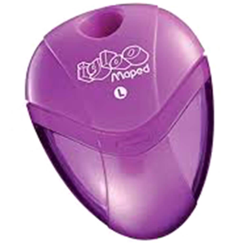 Igloo Left Handed 1 Hole Pencil Sharpener Blue