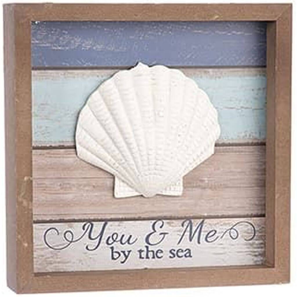 You and Me by the Sea Shell Frame