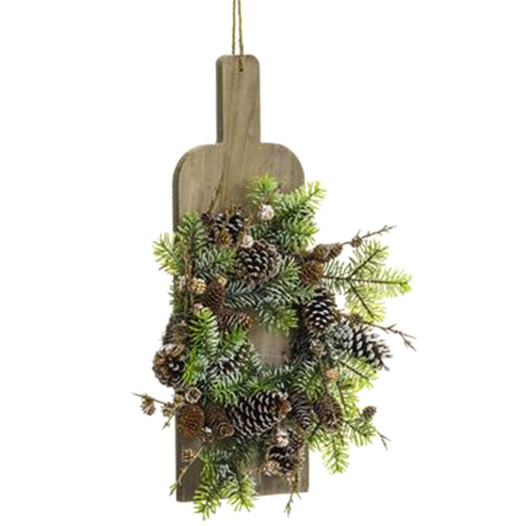 Pine Cone Wall Decor Green Brown 28.5in