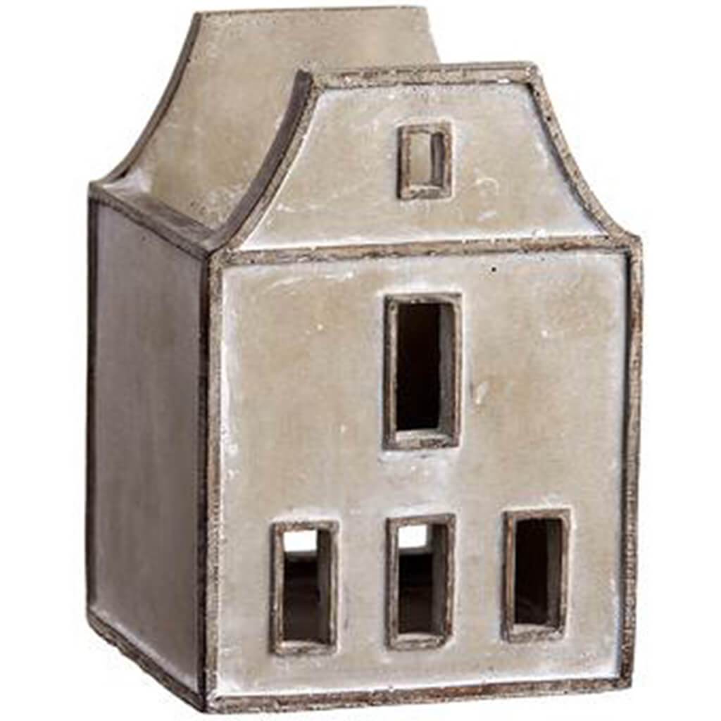 House Lantern Gray 7.5in