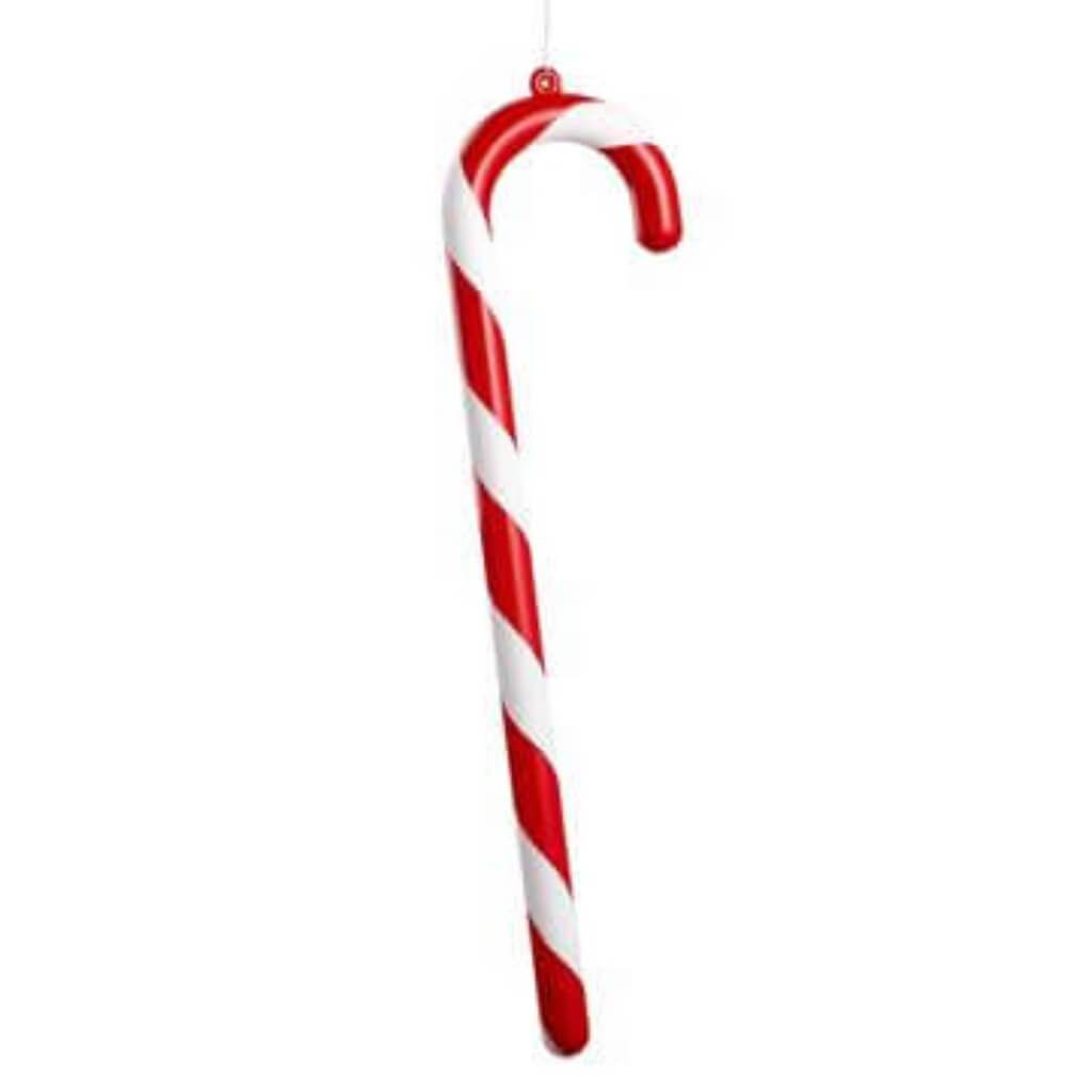 Candy Cane Ornament Red White 23.5in