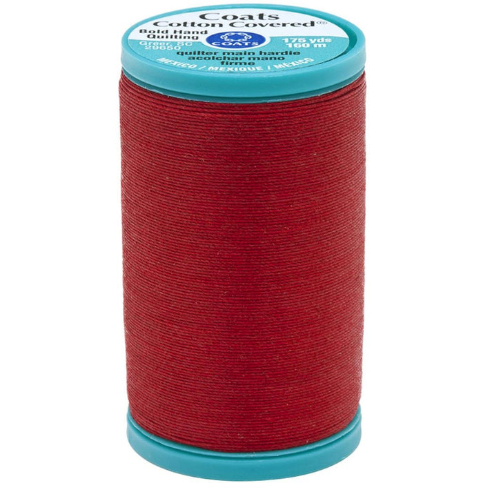 Bold Hand Quilting Thread 175yd Barberry Red