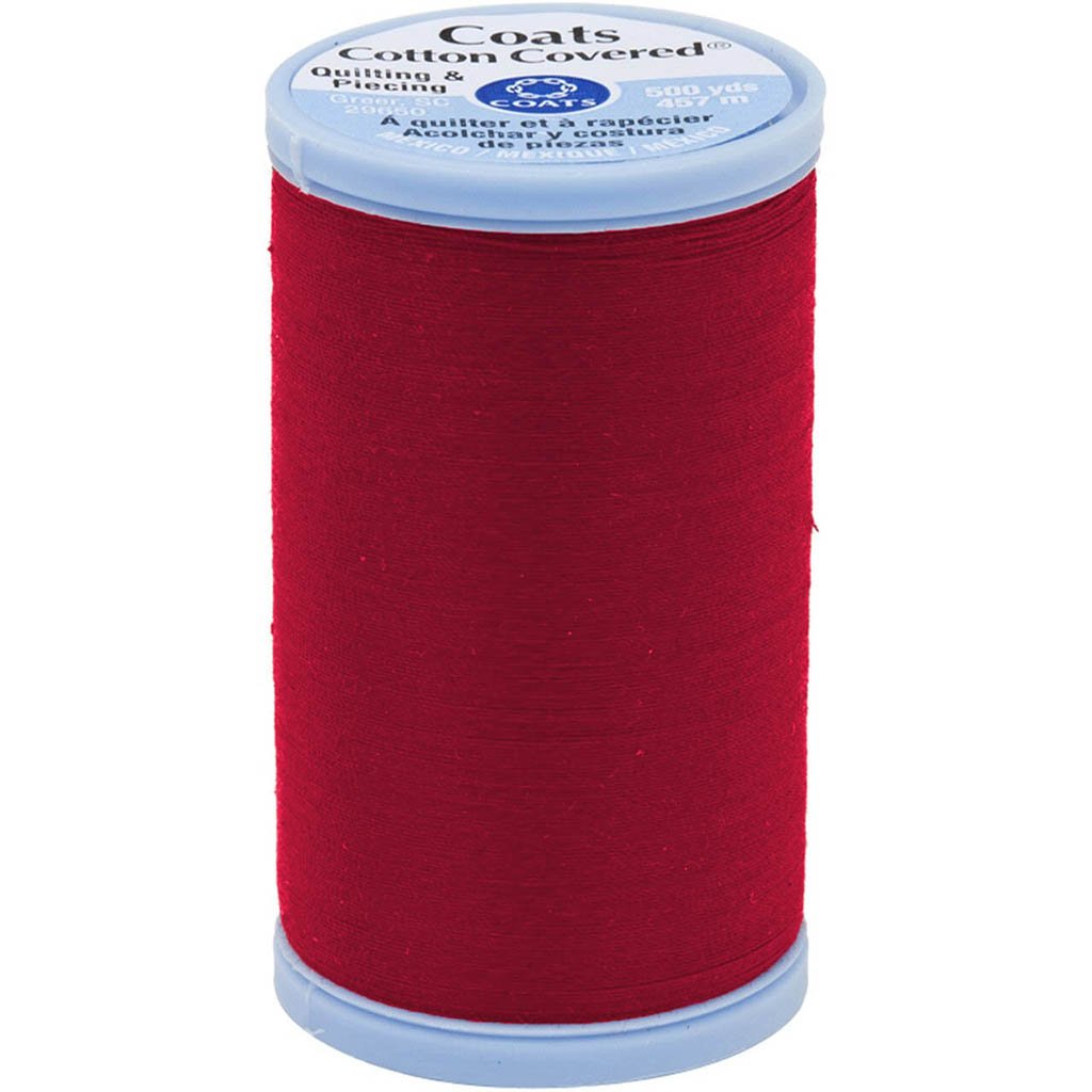 Covered Quilting &amp; Piecing Thread 500yd Barberry Red