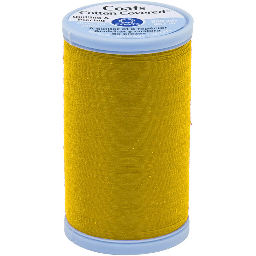 Covered Quilting &amp; Piecing Thread 500yd Yellow