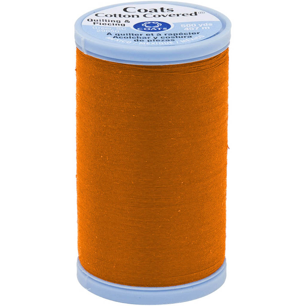 Covered Quilting &amp; Piecing Thread 500yd Tangerine