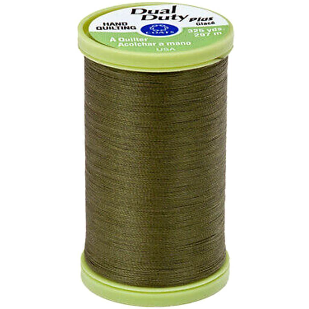 Dual Duty Plus Hand Quilting Thread 325yd Bronze Green