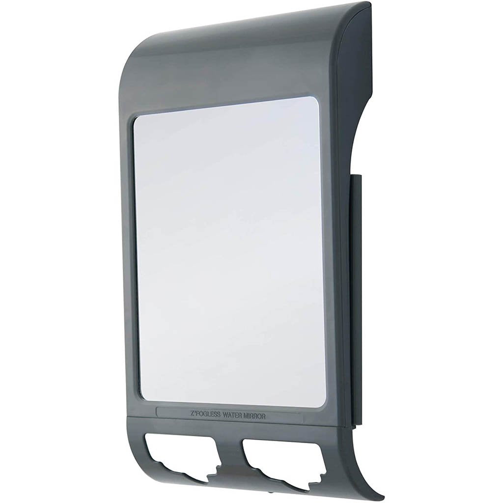 Zadro Fogless Shower Mirror for Fog Free Shaving Midnight Gray
