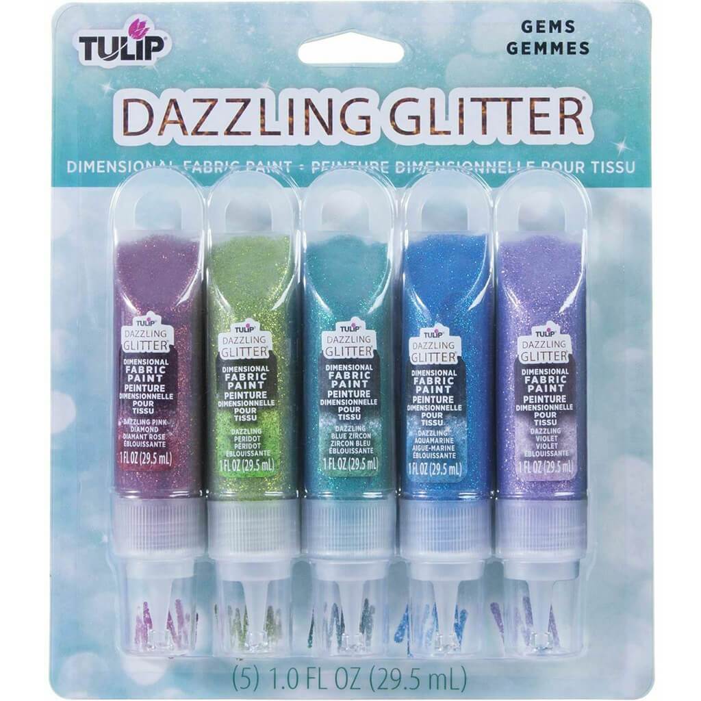 Multi Dazzling Glitter Gems 5pk X 1oz