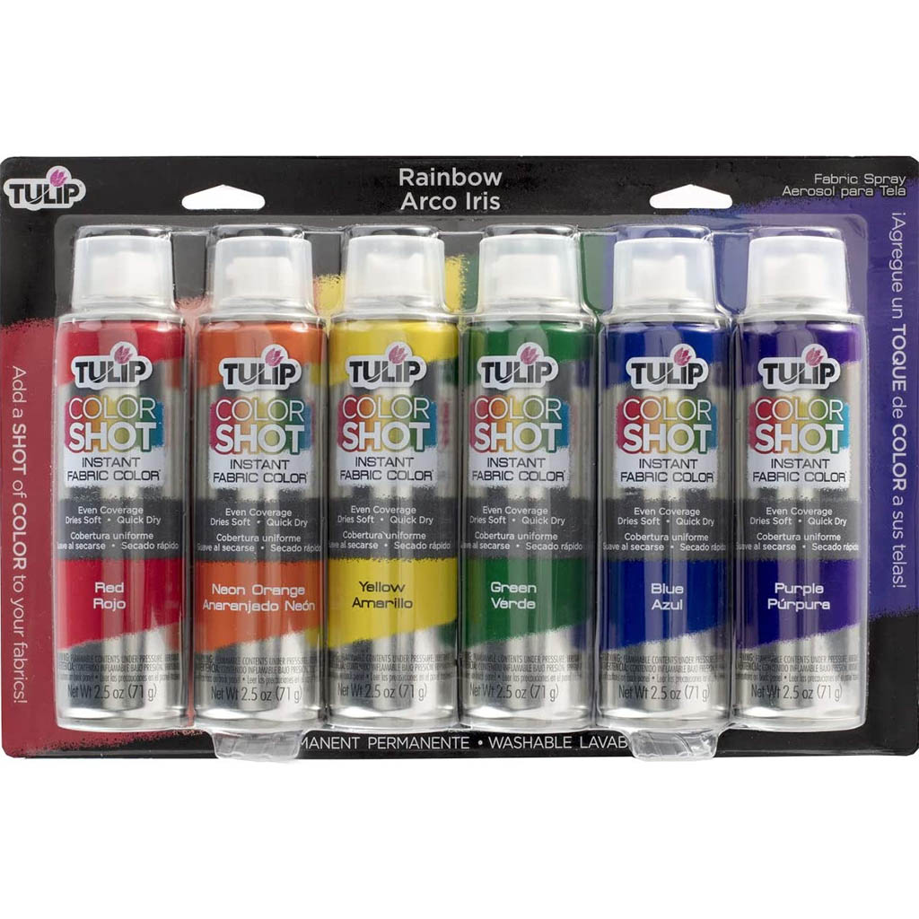 Colorshot Fabric Spray Paint Rainbow