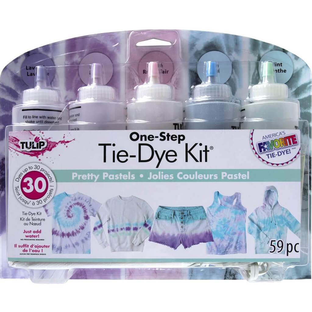 One Step Tie Dye Kit 5 Colors Pretty Pastel