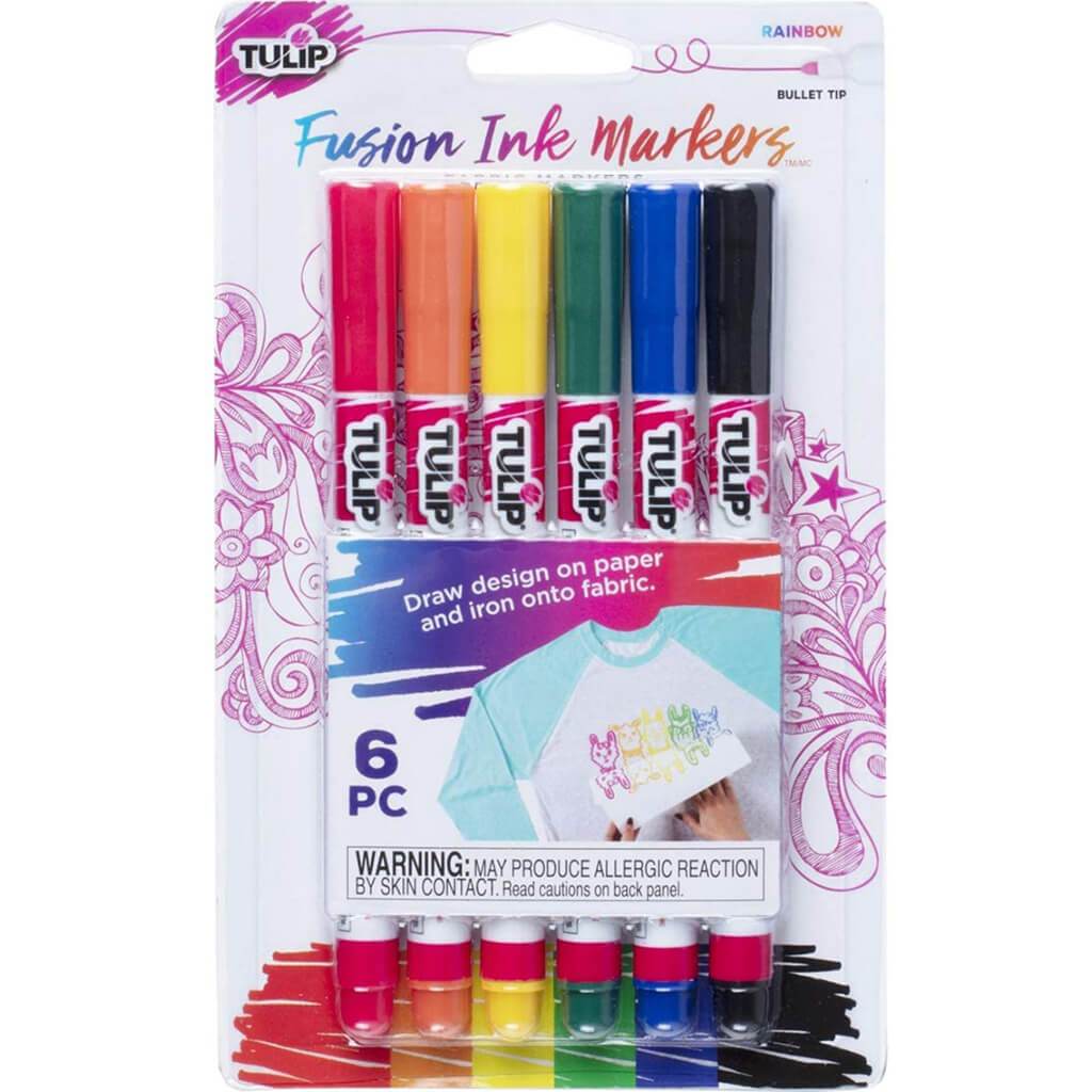 Sublimation Markers 6pc Rainbow