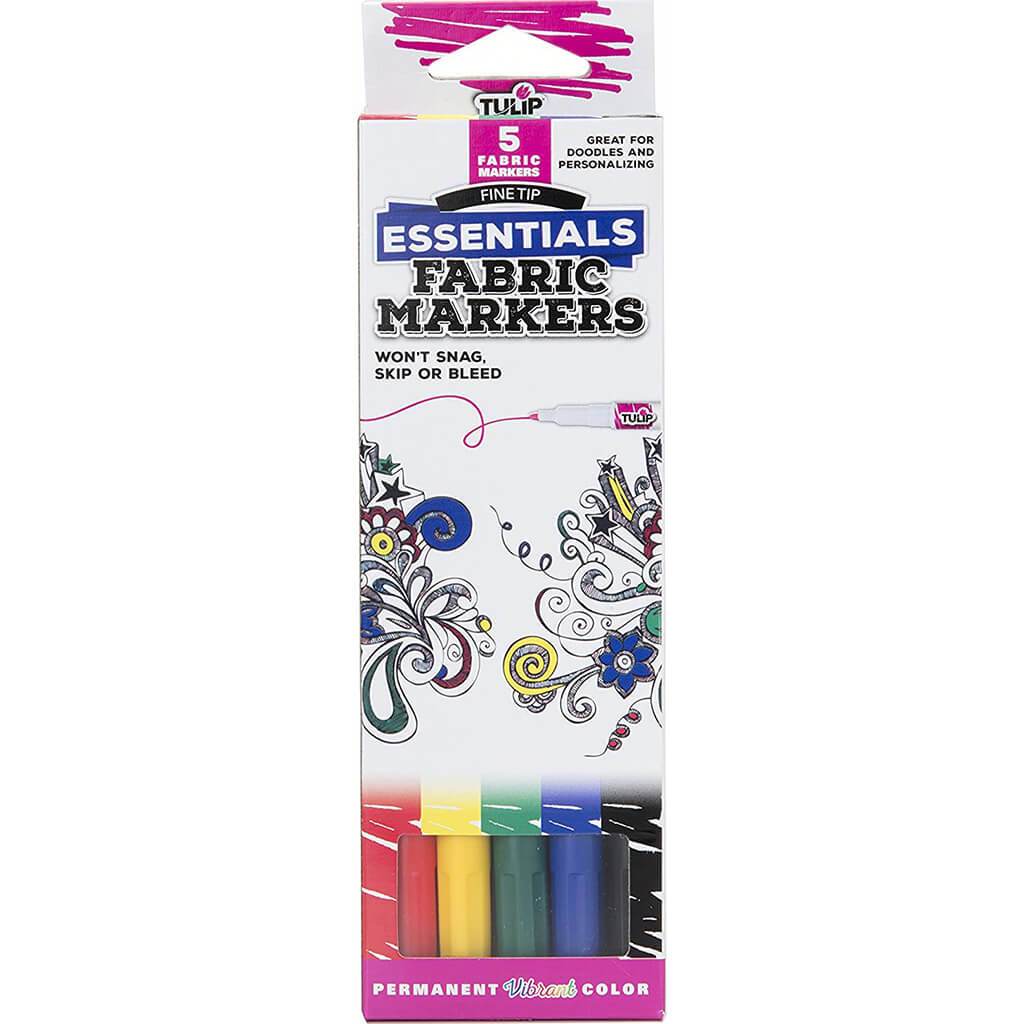 Marker Multi Fine Tip Essentials 5pk