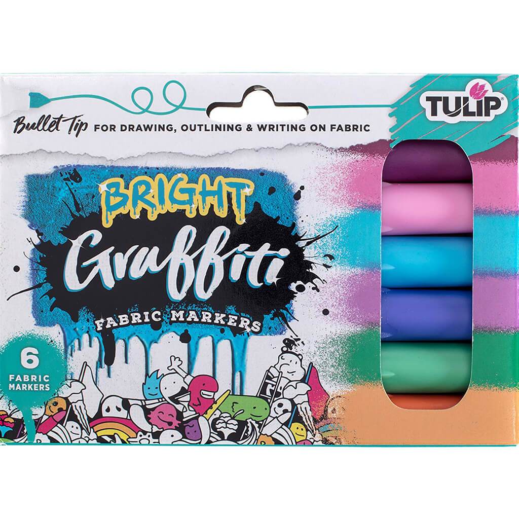 Marker Multi Graffiti Bullet 6pk Neon