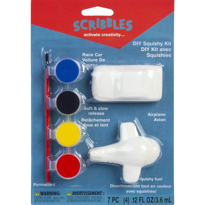 Scribbles Diy Squishy Kit Car & Airplane