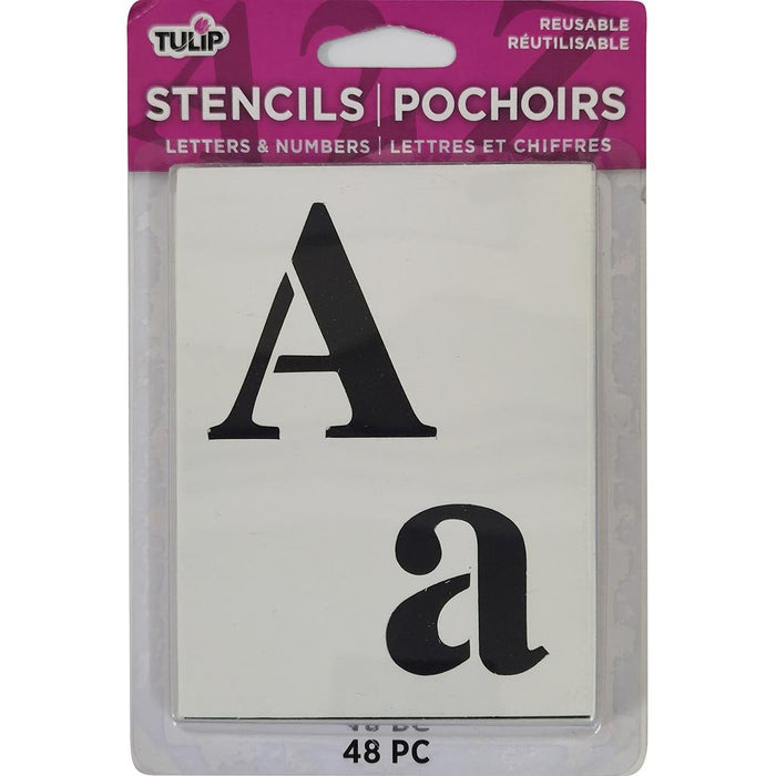 Tulip Alpha Stencils 48pc