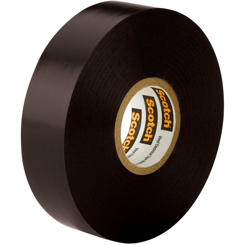 Electrical Tape Vinyl Backing 60ft x 3/4in Black