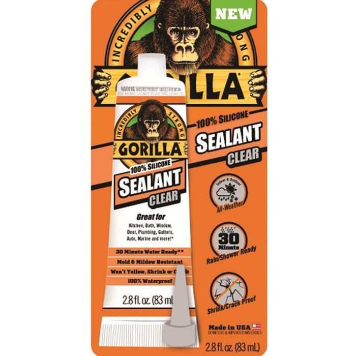 Silicone Sealant Tube 2.8oz Clear