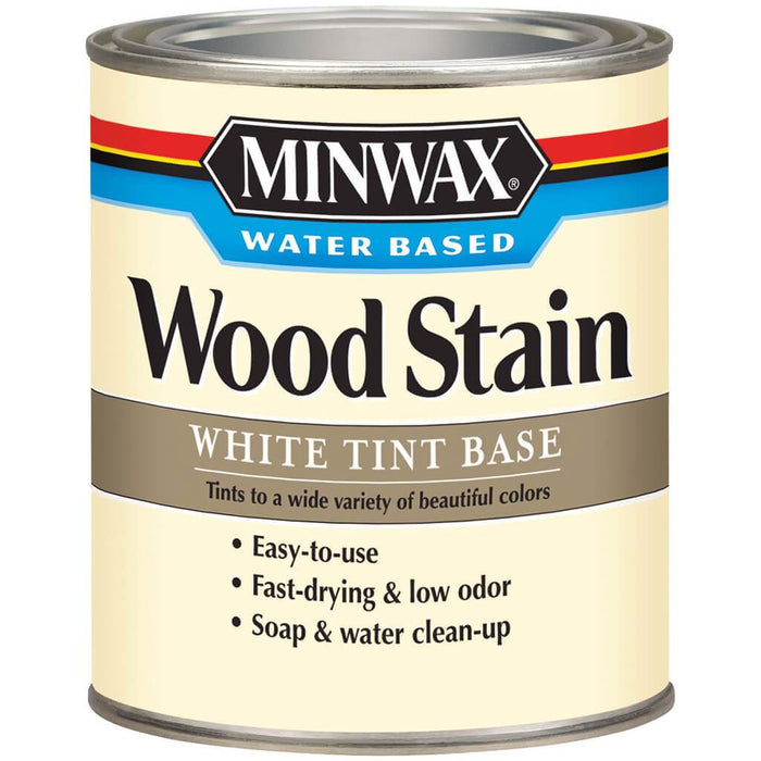 Wood Stain Water Based White Tint Base 1Qt