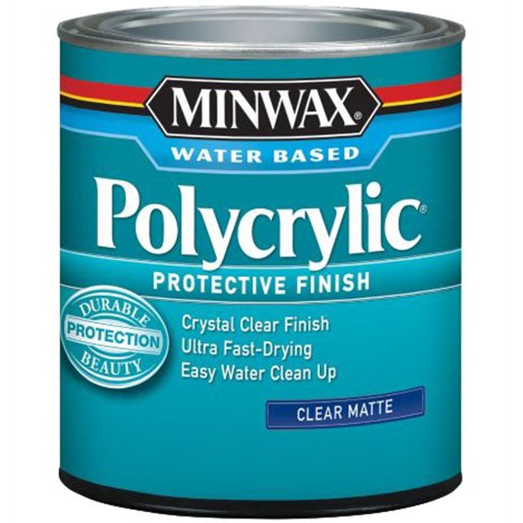 Polycrylic Protective Finish Clear Matte 1Qt