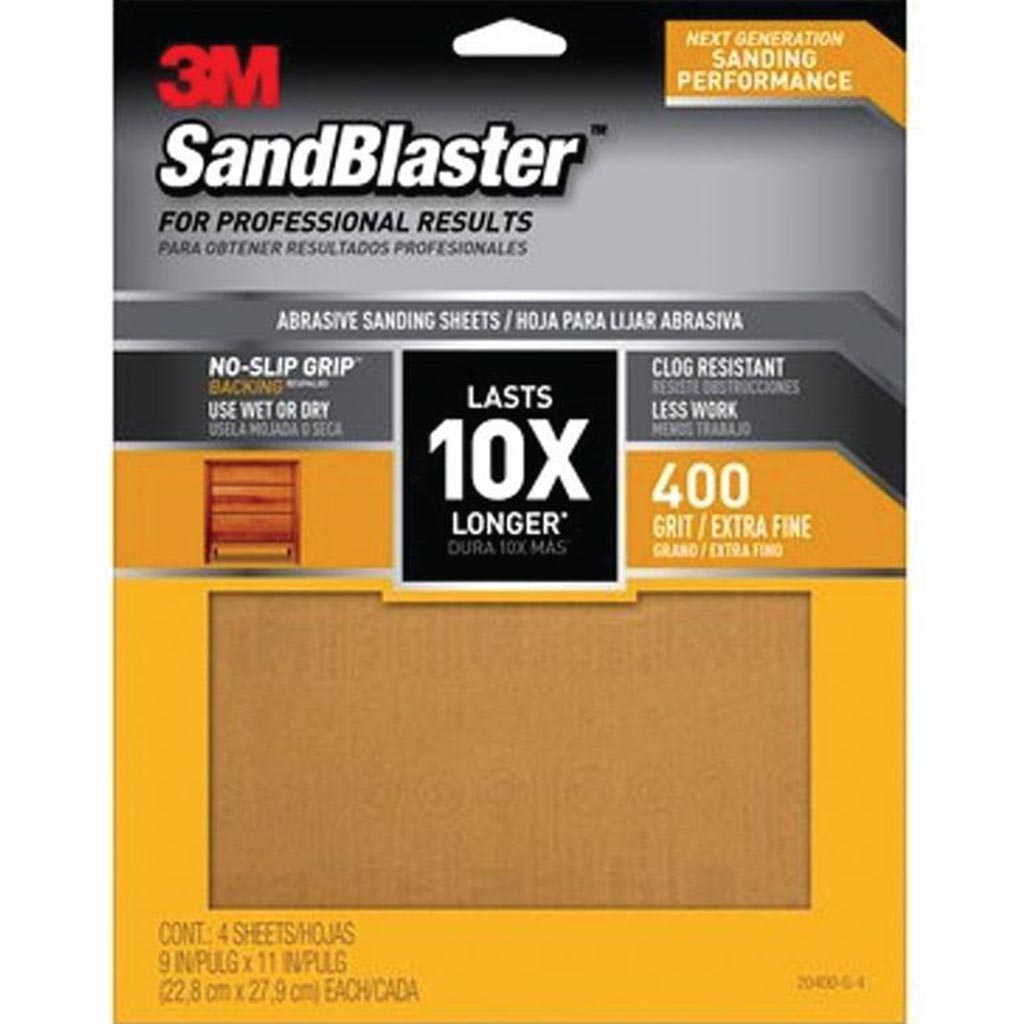 Sandpaper Grip 400 Grit Ultra Fine