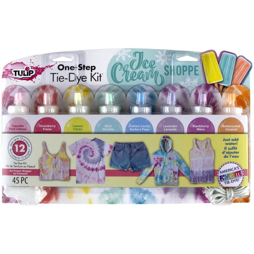 One-Step Tie Dye Kit 8 Colors Ice Cream Shoppe