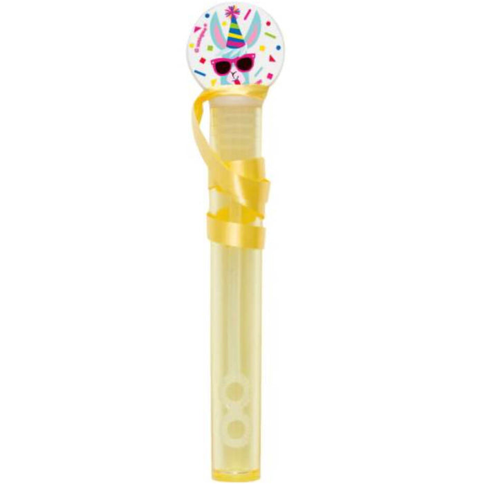 Llama Birthday Bubbles & Wands, 4ct