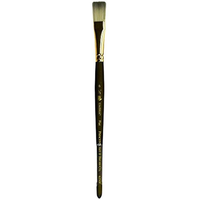 Umbria Synthetic Blend Acrylic & Gouache Brushes Flats 6