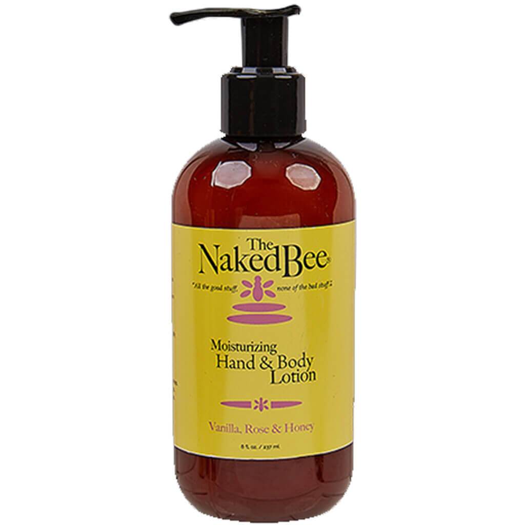 Naked Bee Hand &amp; Body Lotion 8oz Vanilla Rose &amp; Honey