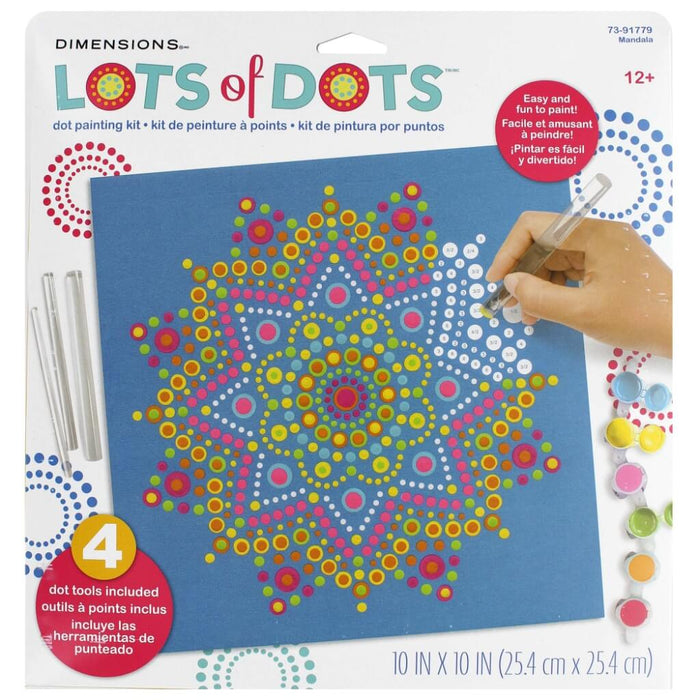 Paint By Number Kit 10in x 10in Mandala Dots