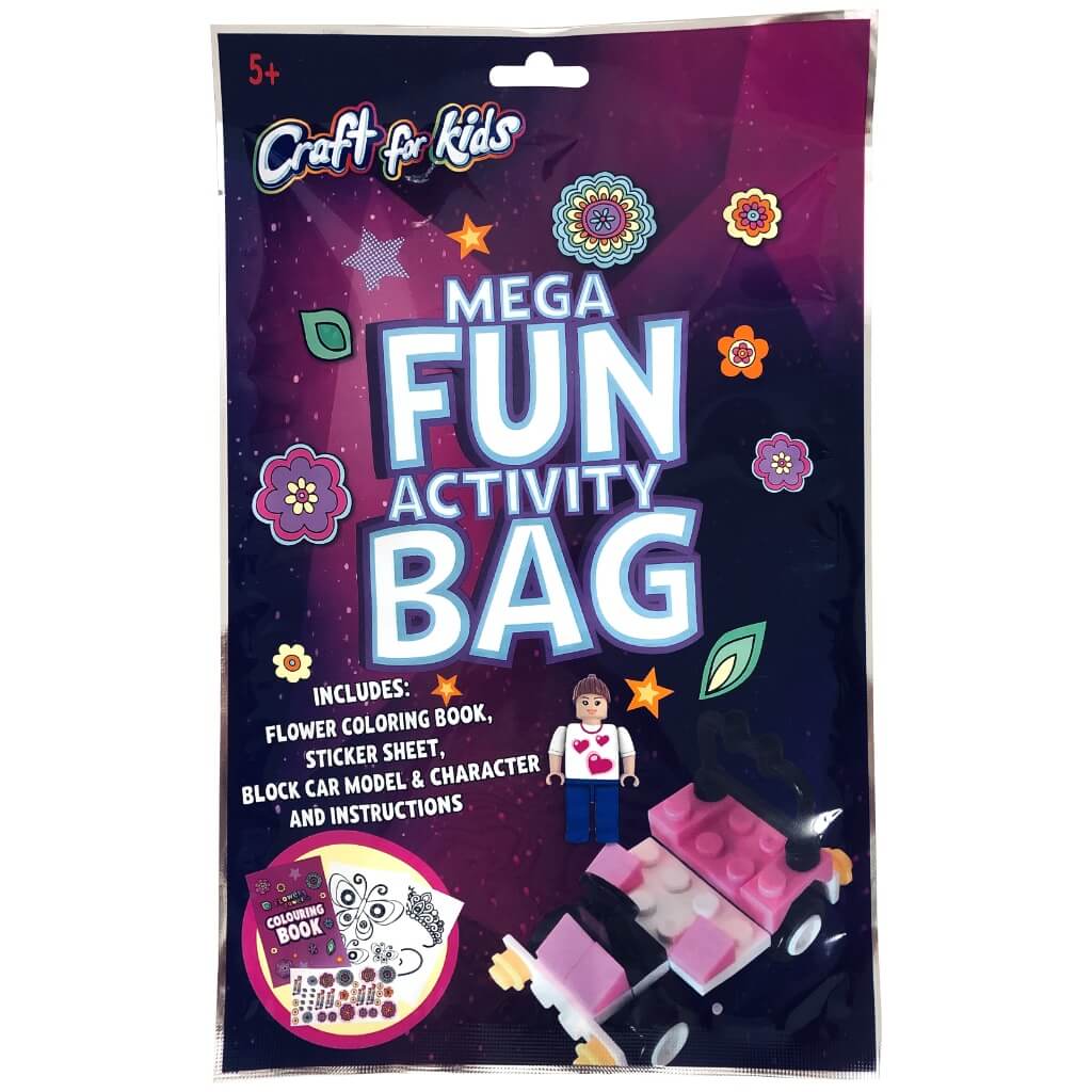 Craft For Kids Activity Bag Pink