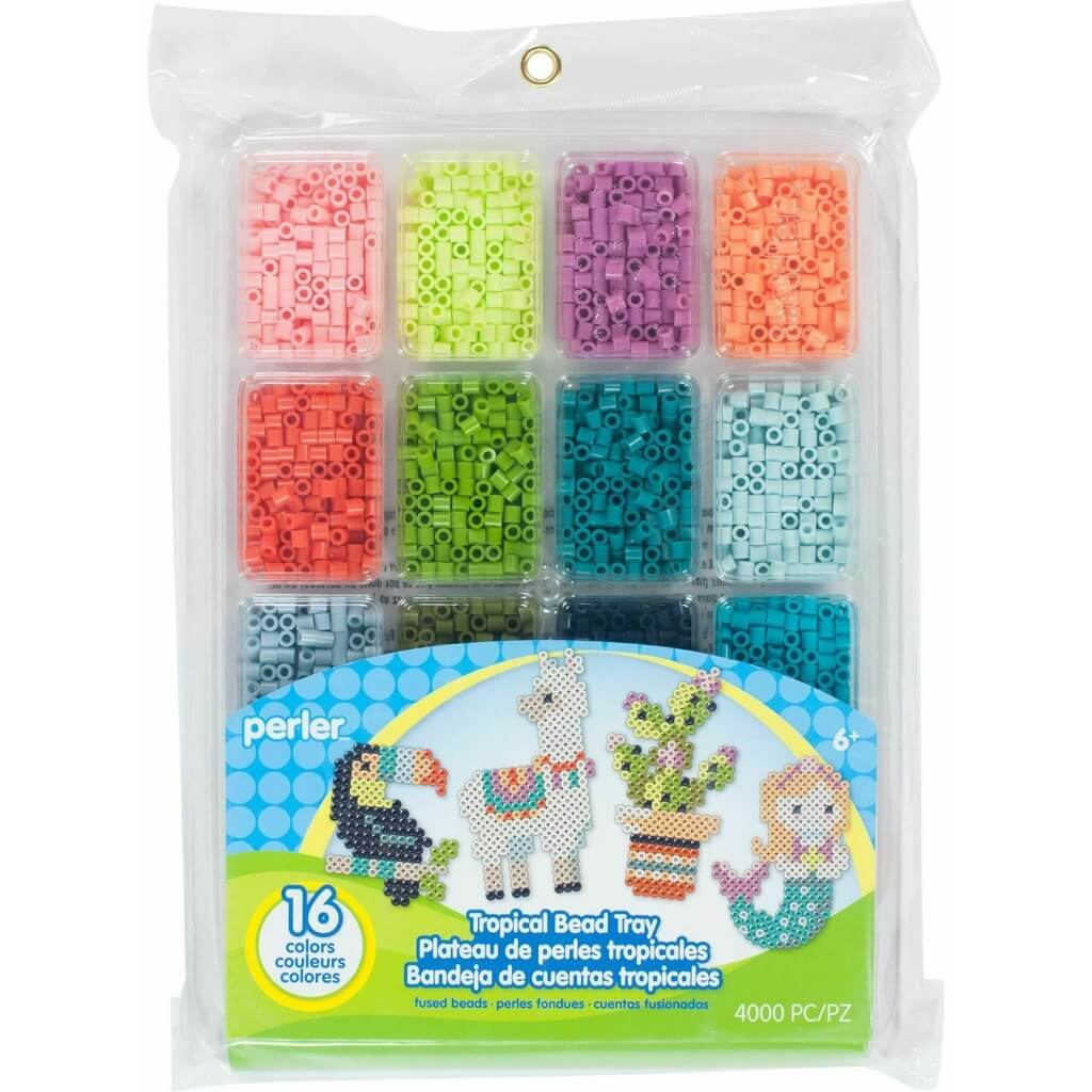 Perler Fused Bead Tray Tropical