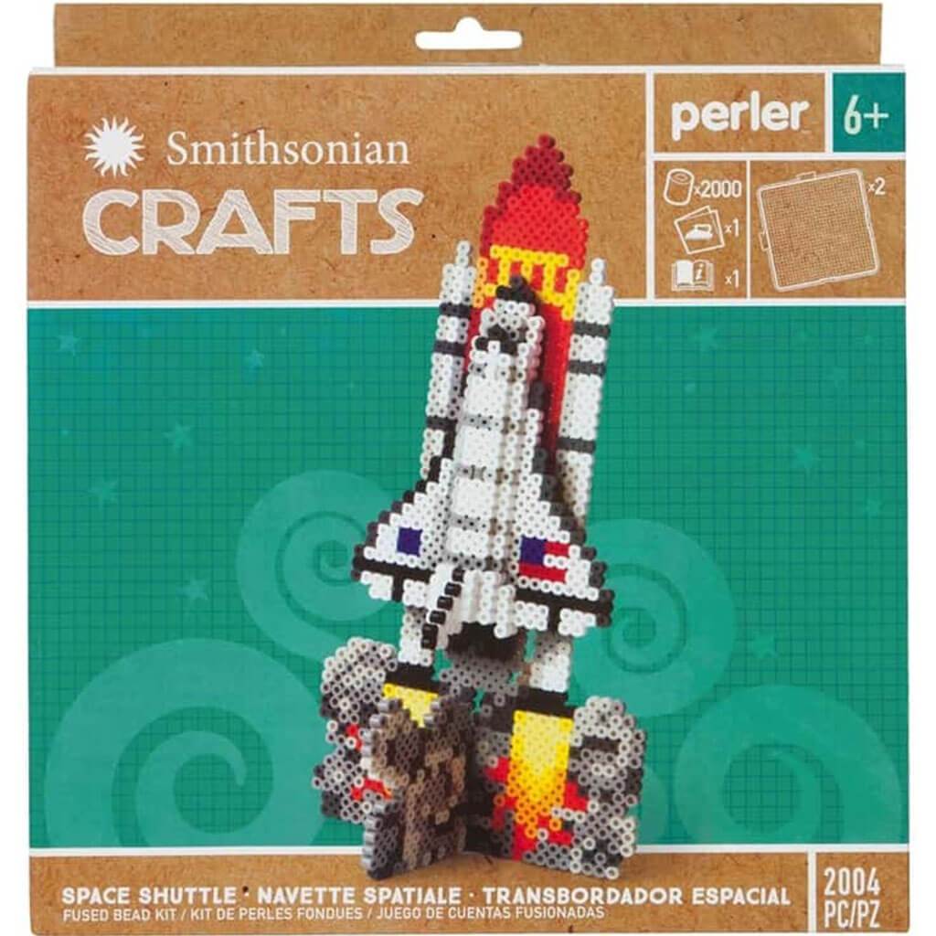 Perler Fused Bead Kit Box Smithsonian Crafts Space Shuttle