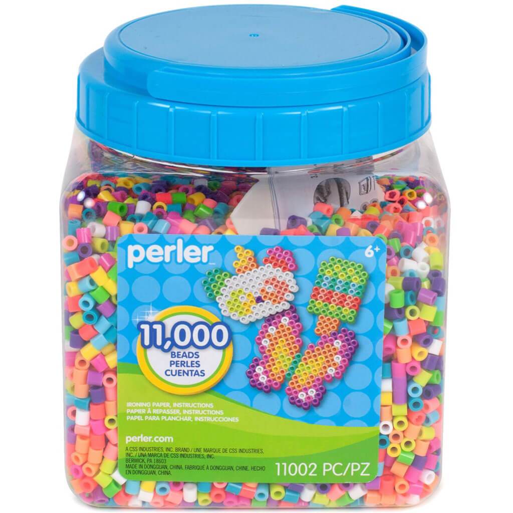 Perler Fused Bead Jar Summer Mix 11,000pc