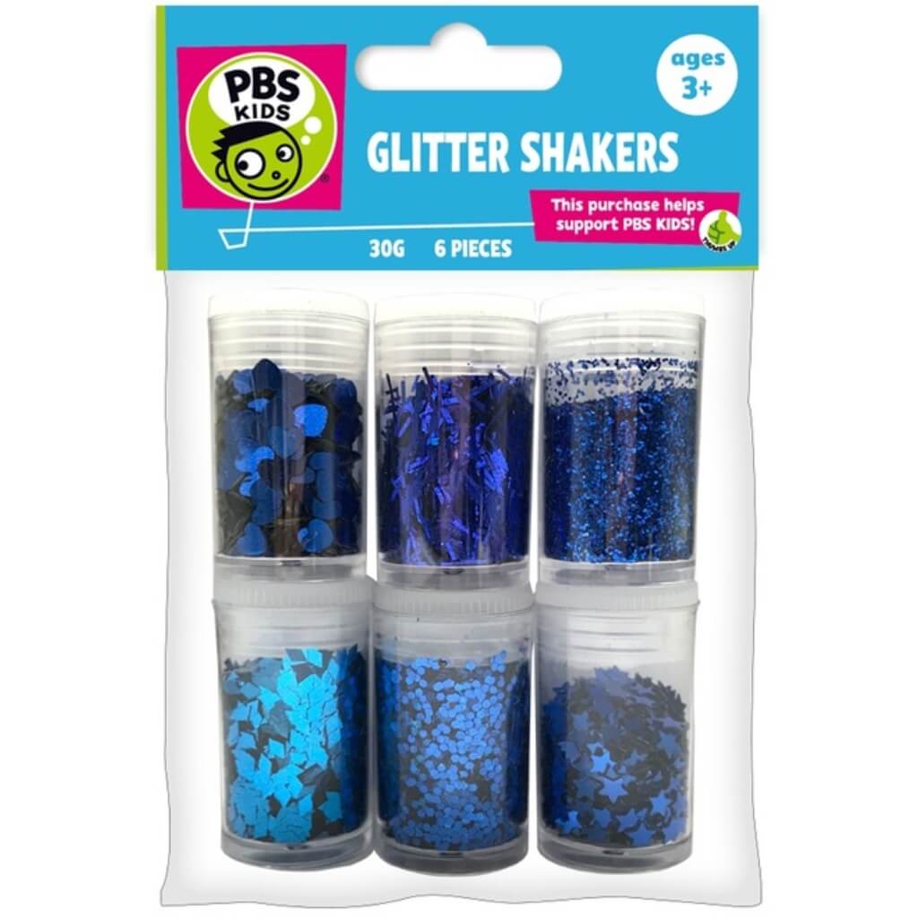 Glitter Shakers 5g 6pc Blue