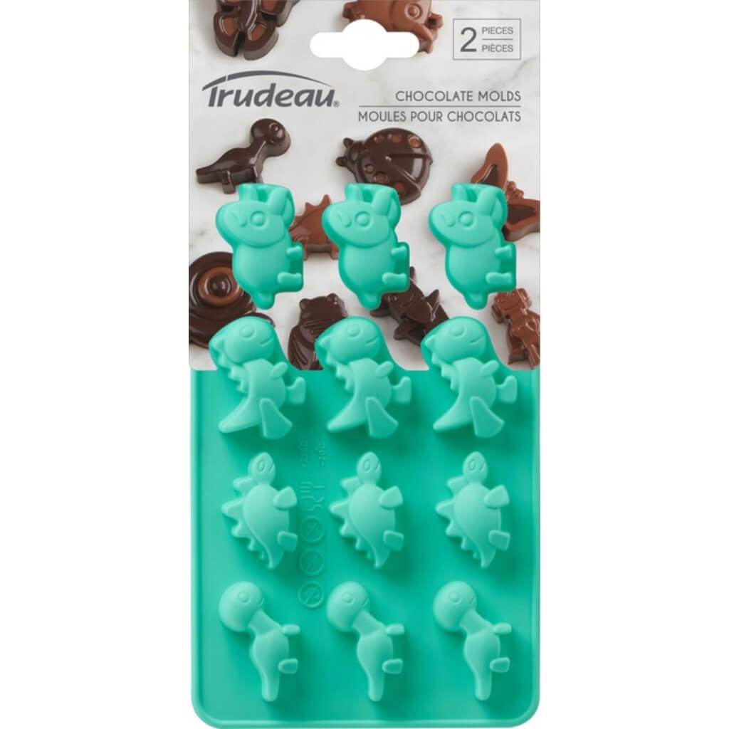 Silicone Mold 2pk Dinosaurs