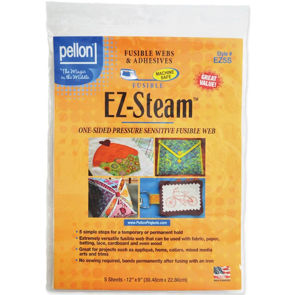 Pellon EZ Steam 12in x 9in 5pk White