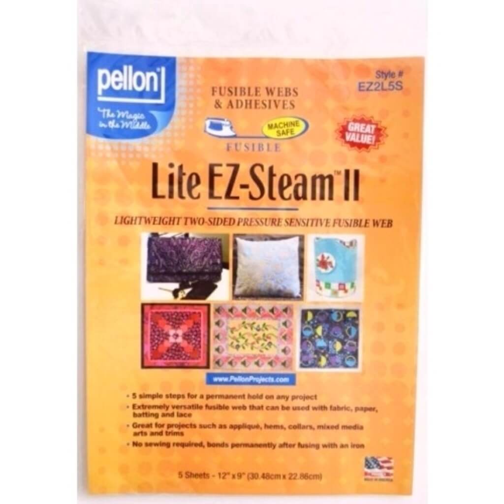 Pellon EZ-Steam II Lite 12in x 9in 5pk White