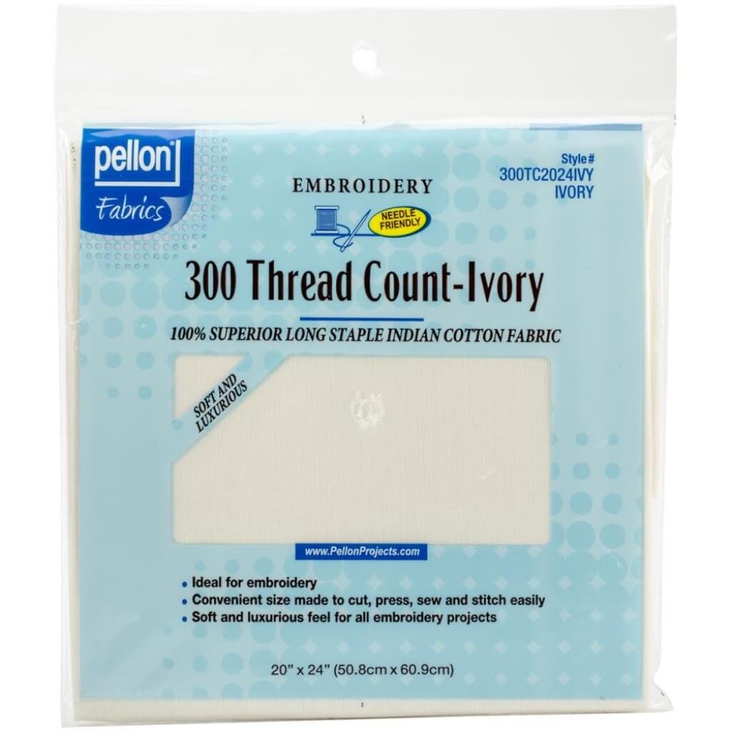 Pellon Embroidery Fabric 300ct Ivory