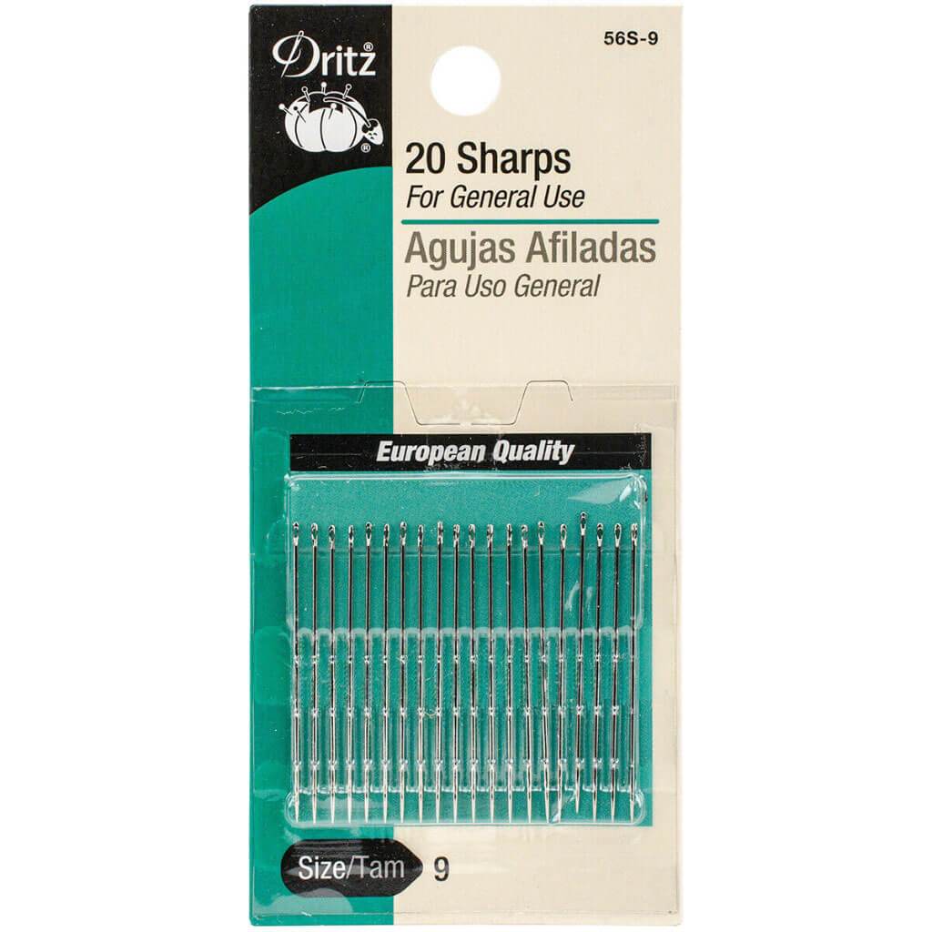 Sharps Hand Needles Size 9