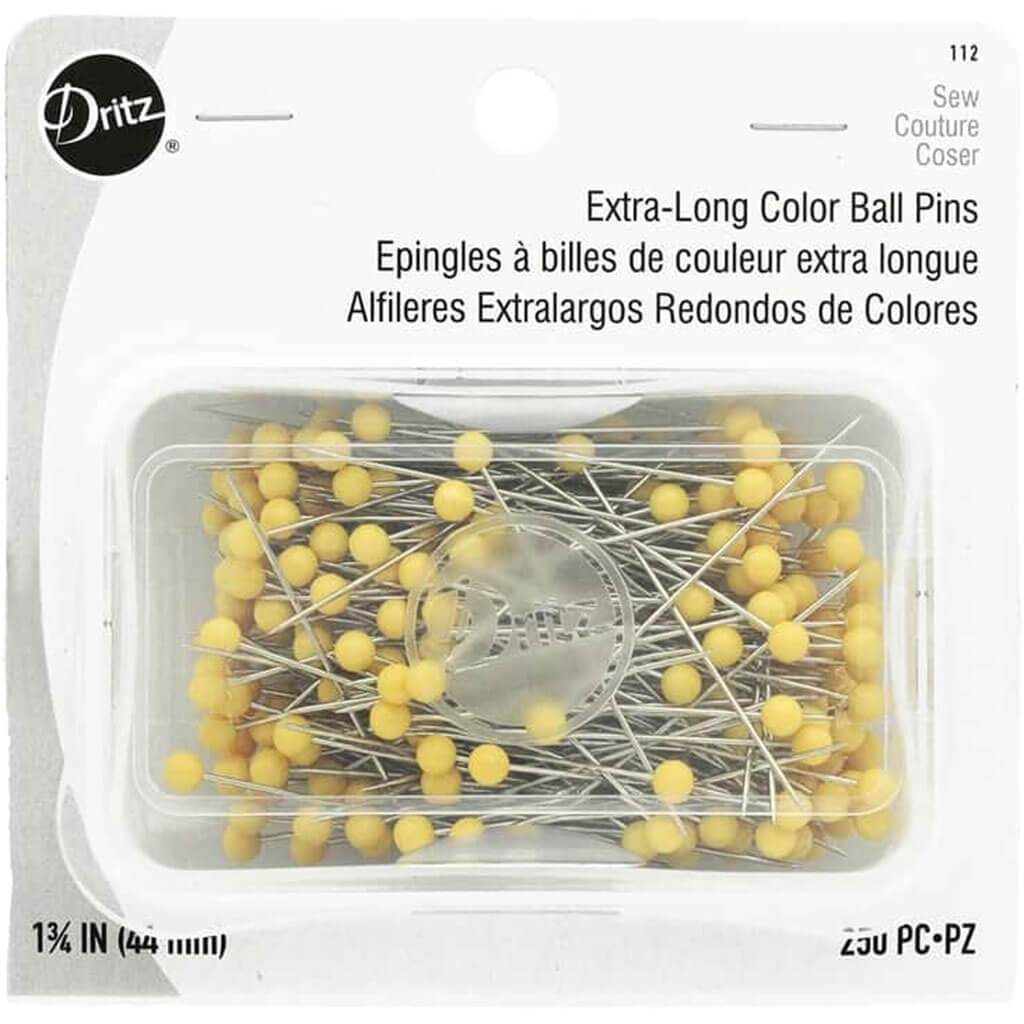 Extra-Long Color Ball Pins Size 28