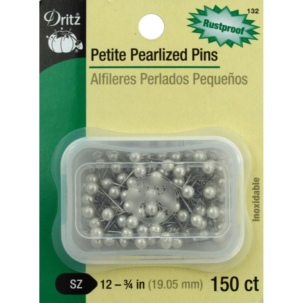 Petite Pearlized Pins Size 12