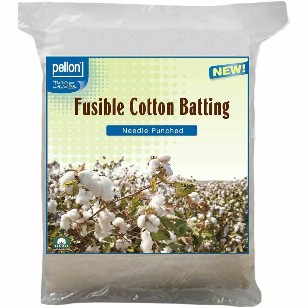 Fusible Cotton Batting Size 45in x 60in