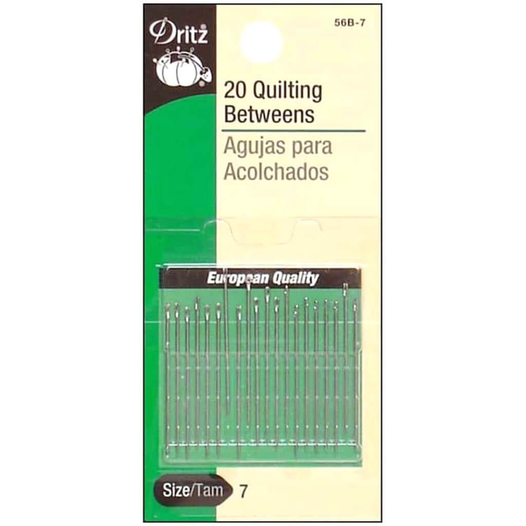 Quilting Between Hand Needles Size 7