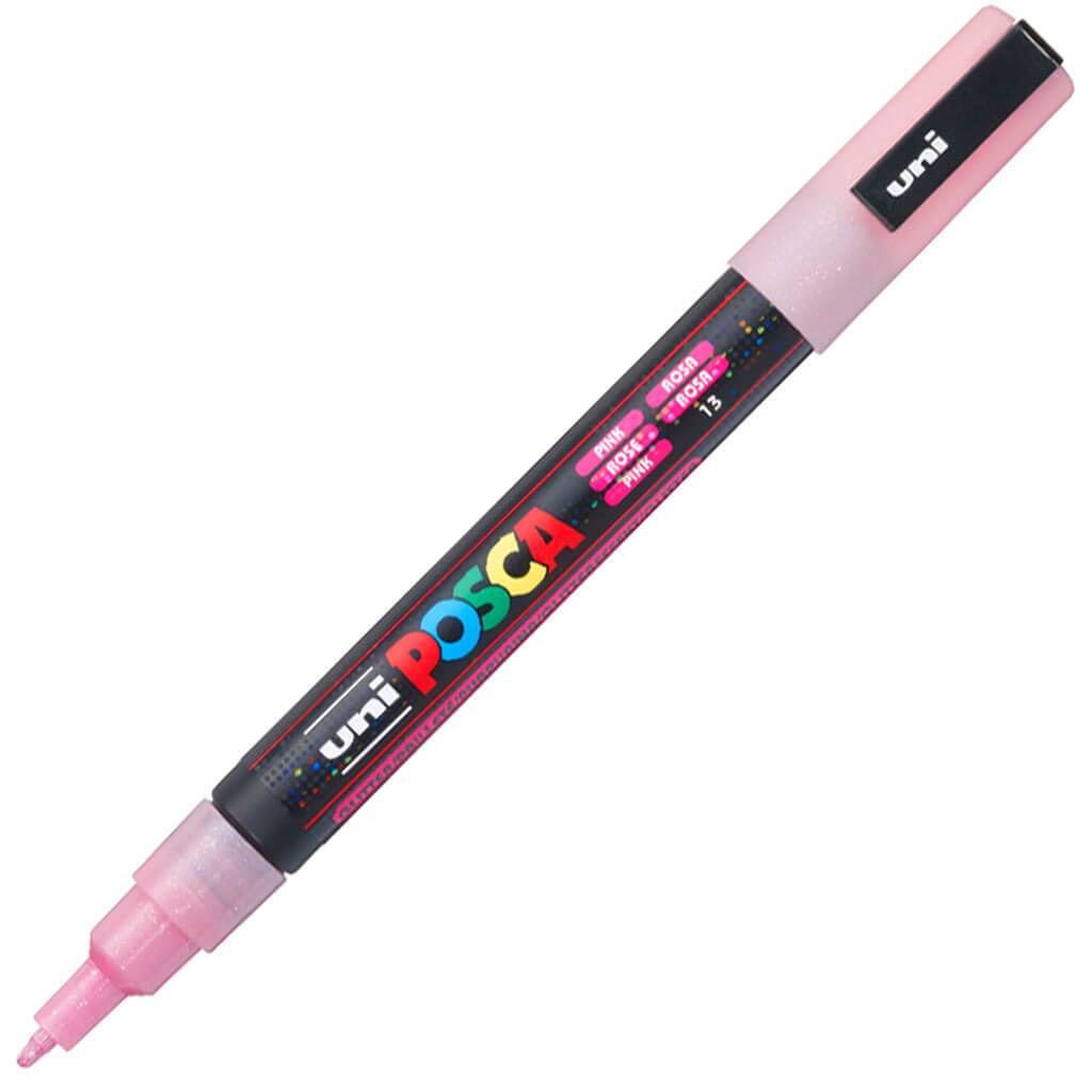 Paint Markers PC-3M Fine Glitter Pink