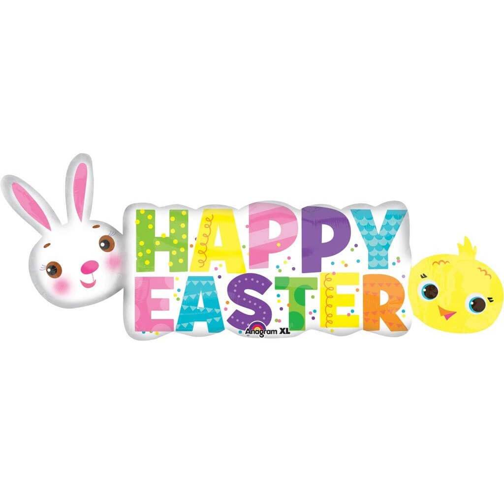 Happy Easter Banner Super Shape