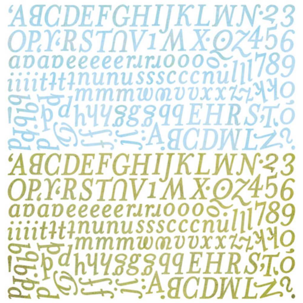 Kioshi Alphabet Sticker 