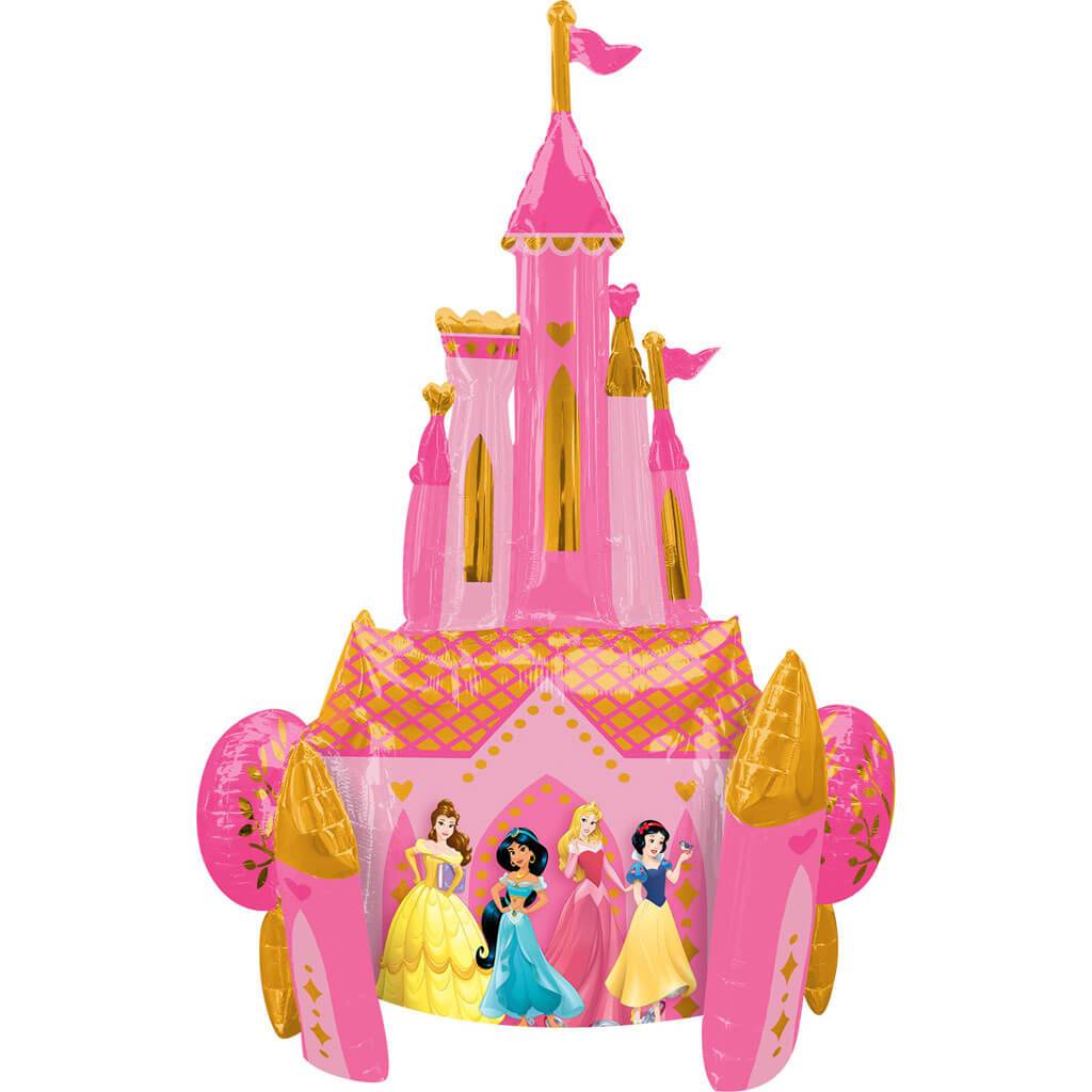 Airwalker Princess Castle Foil Balloon, 55in