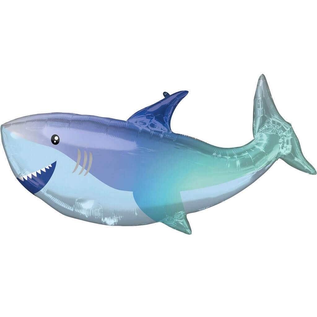 Shark Super Shape Foil Balloon, 38in